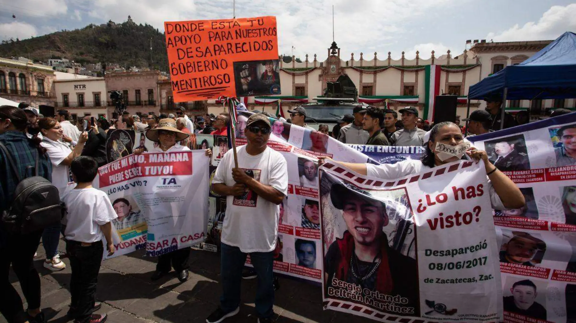 Protestas por desaparecidos